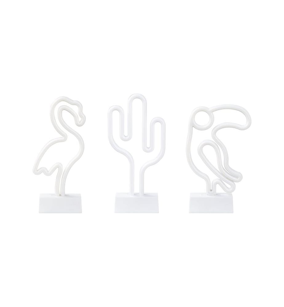 Lot de 3 néons LED MABEL Multicolore