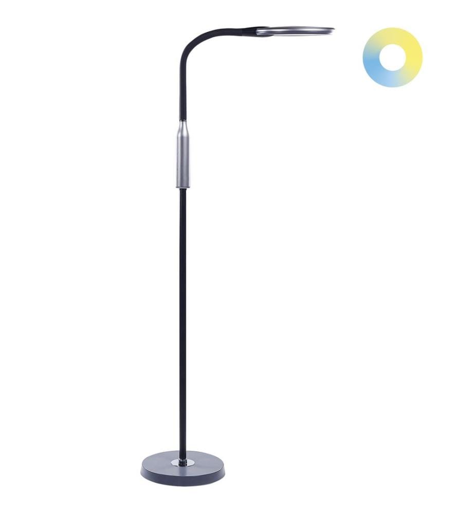 Lampadaire LED CASSIOPEIA Avec variateur Métal Noir