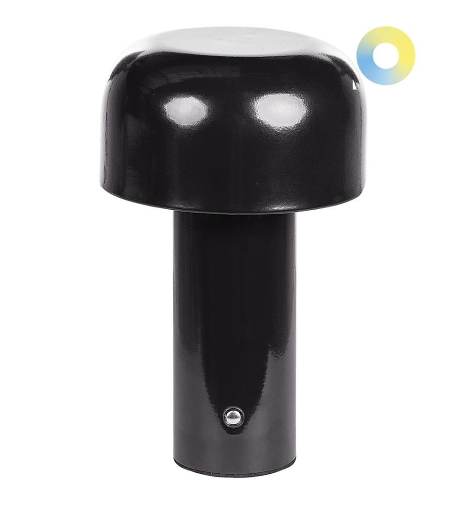 Lampe de table LED sans fil BESOS Avec variateur Métal Noir