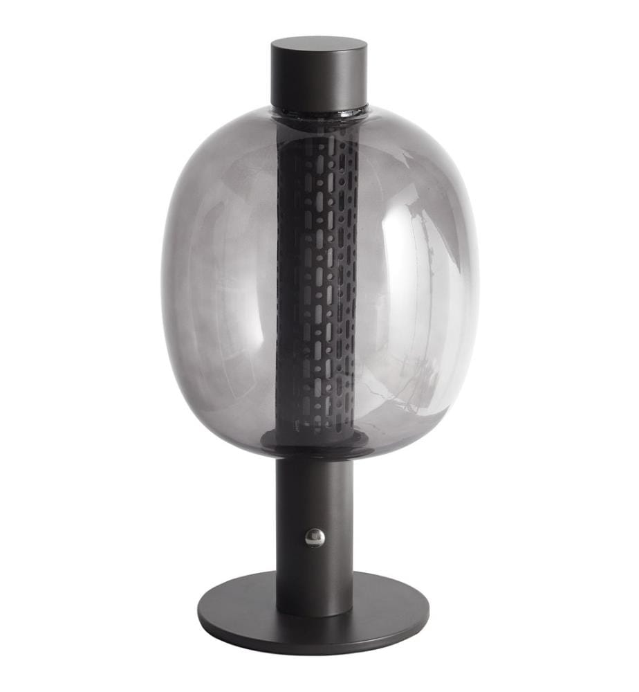 Lampe de table LED sans fil PULANGI Avec variateur Métal Noir