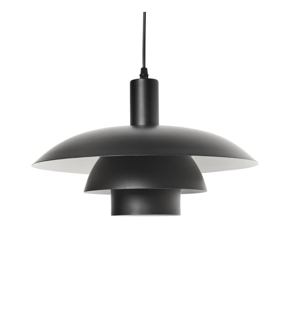 Lampe suspension HILBA Métal Noir