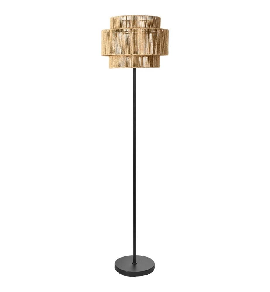 Lampadaire WOKIRO Corde tressé en papier Naturel