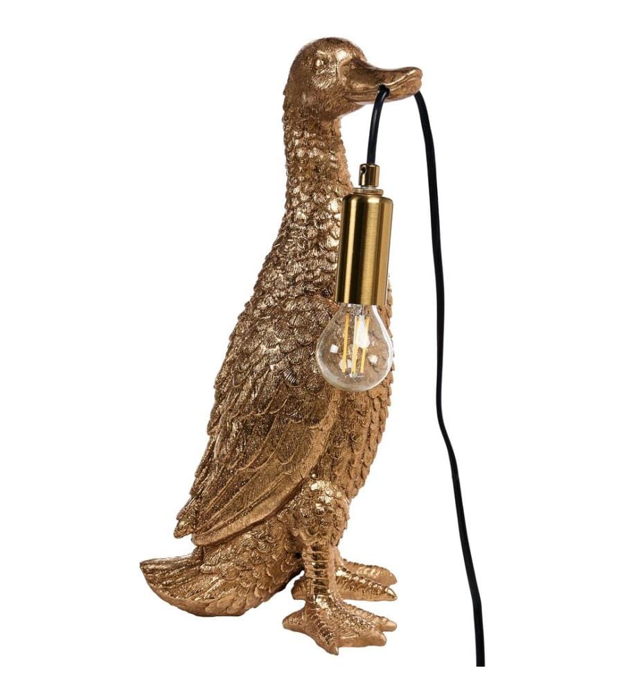 Lampe à poser Canard ANATIS Doré