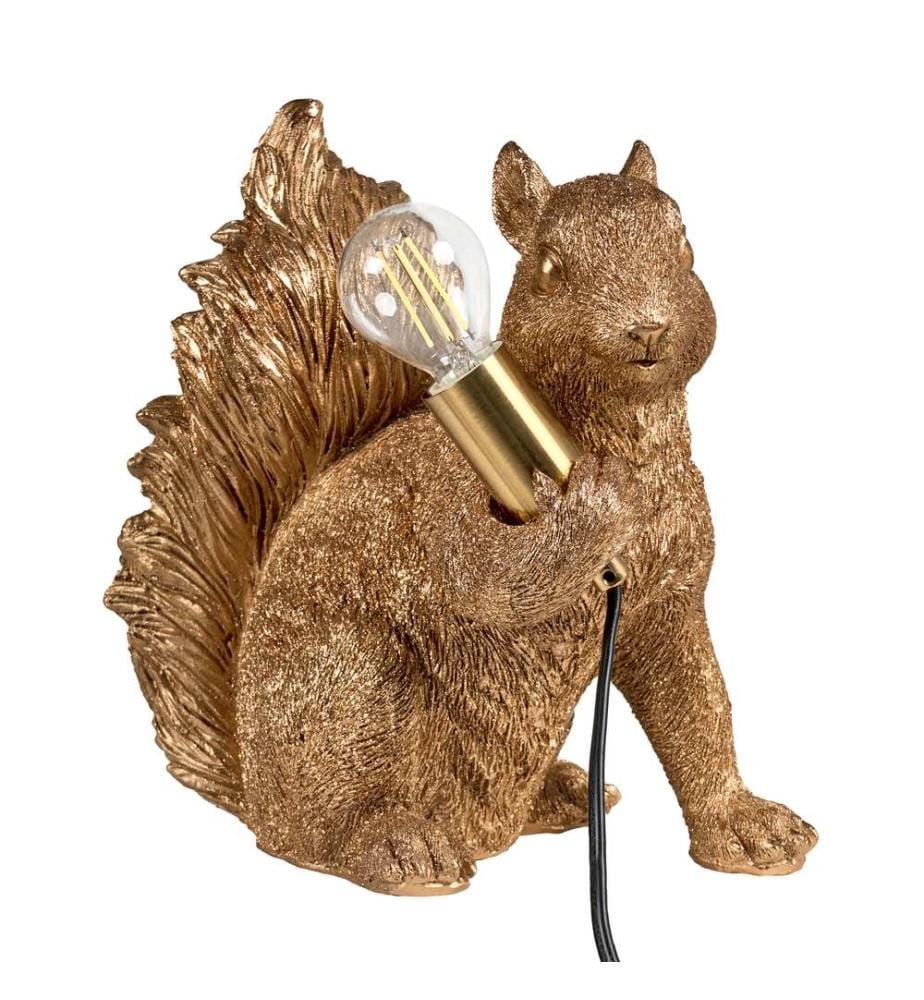 Lampe à poser Écureuil PINOLI Doré
