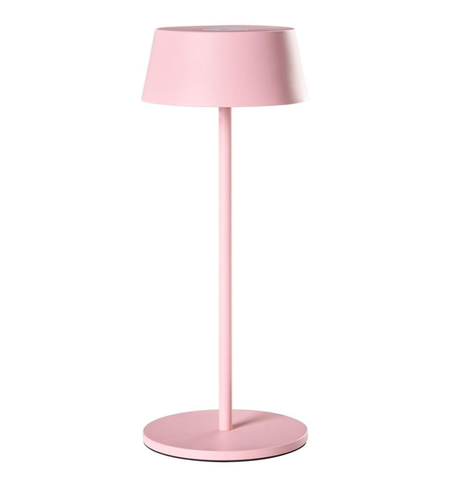 Lampe de table LED sans fil GUDER Avec variateur Métal Rose