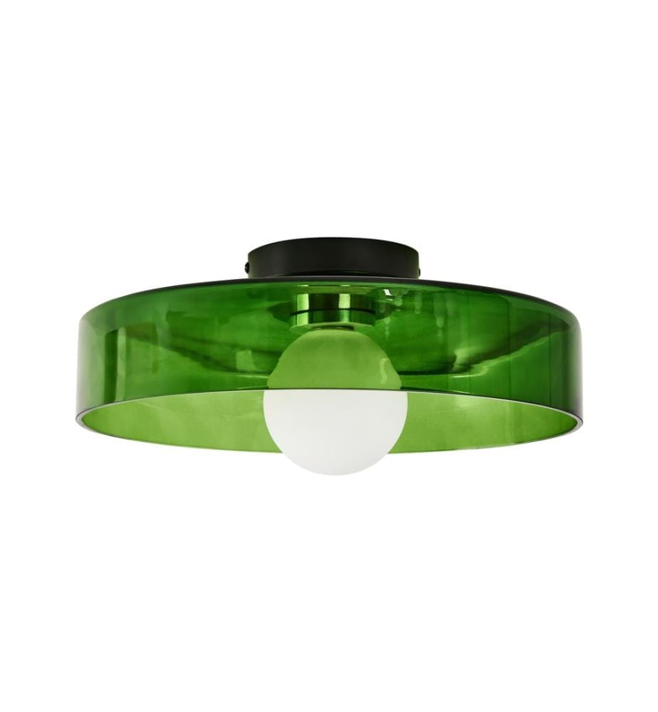 Plafonnier LUGUSE Verre Vert