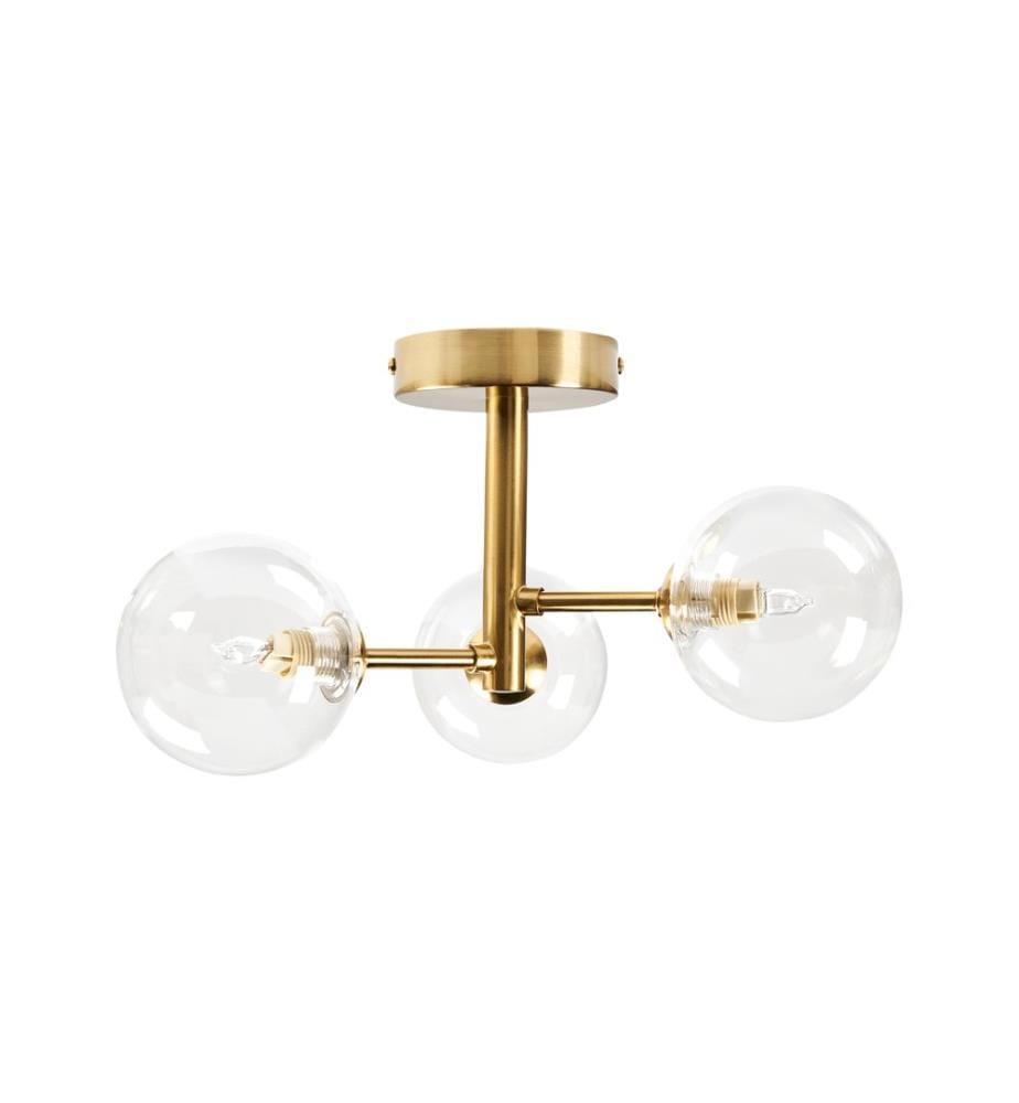 Plafonnier MARICAO Verre Laiton