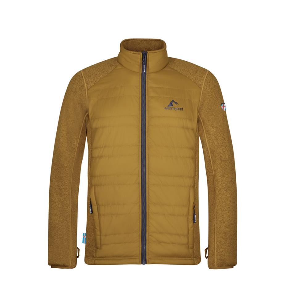 Veste Polaire Hybride 'Gullfoss' - Bronze And Dark Navy