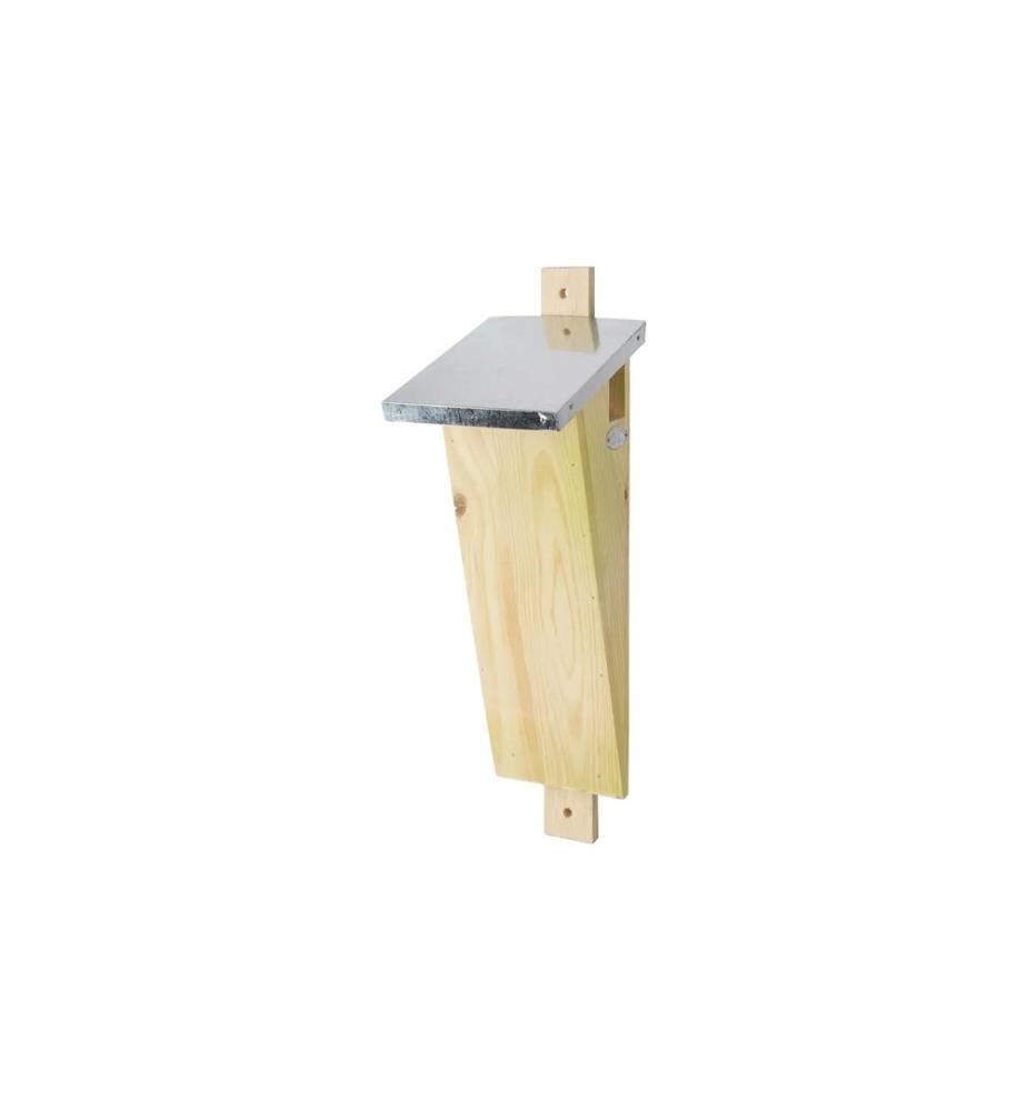 Esschert Design Nichoir Bois de pin zinc naturel