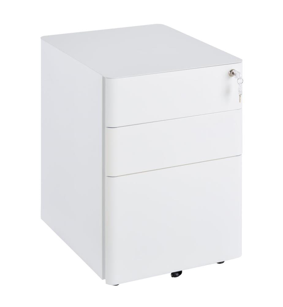 Armoire à dossiers à roulettes avec casiers de rangement 39 x 48 x 59 cm