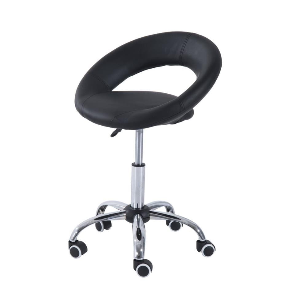 Tabouret à roulettes, tabouret de cabinet médical, tabouret de salon de beauté, 66-78 cm