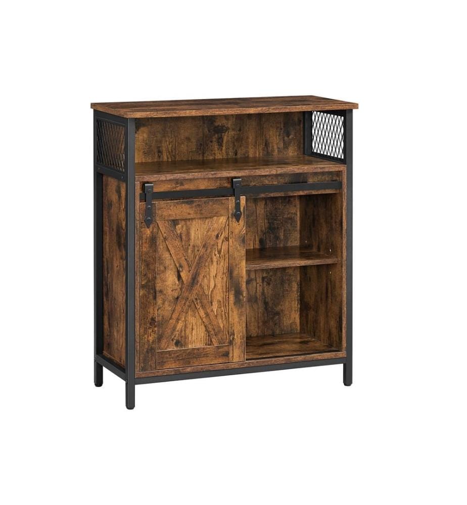 VASAGLE : commode-buffet avec porte coulissante, style vintage
