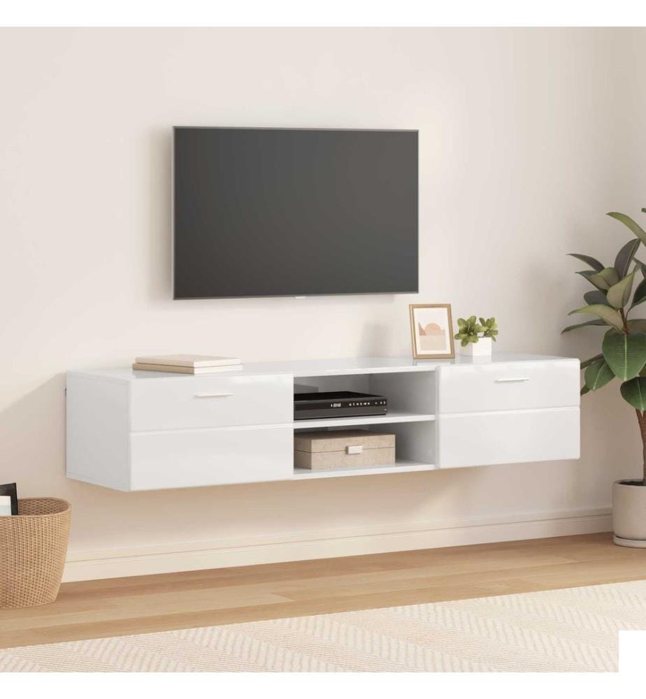 vidaXL Cabinet en Bois Gris béton 150 x 39 x 30 cm Bois d'ingénierie