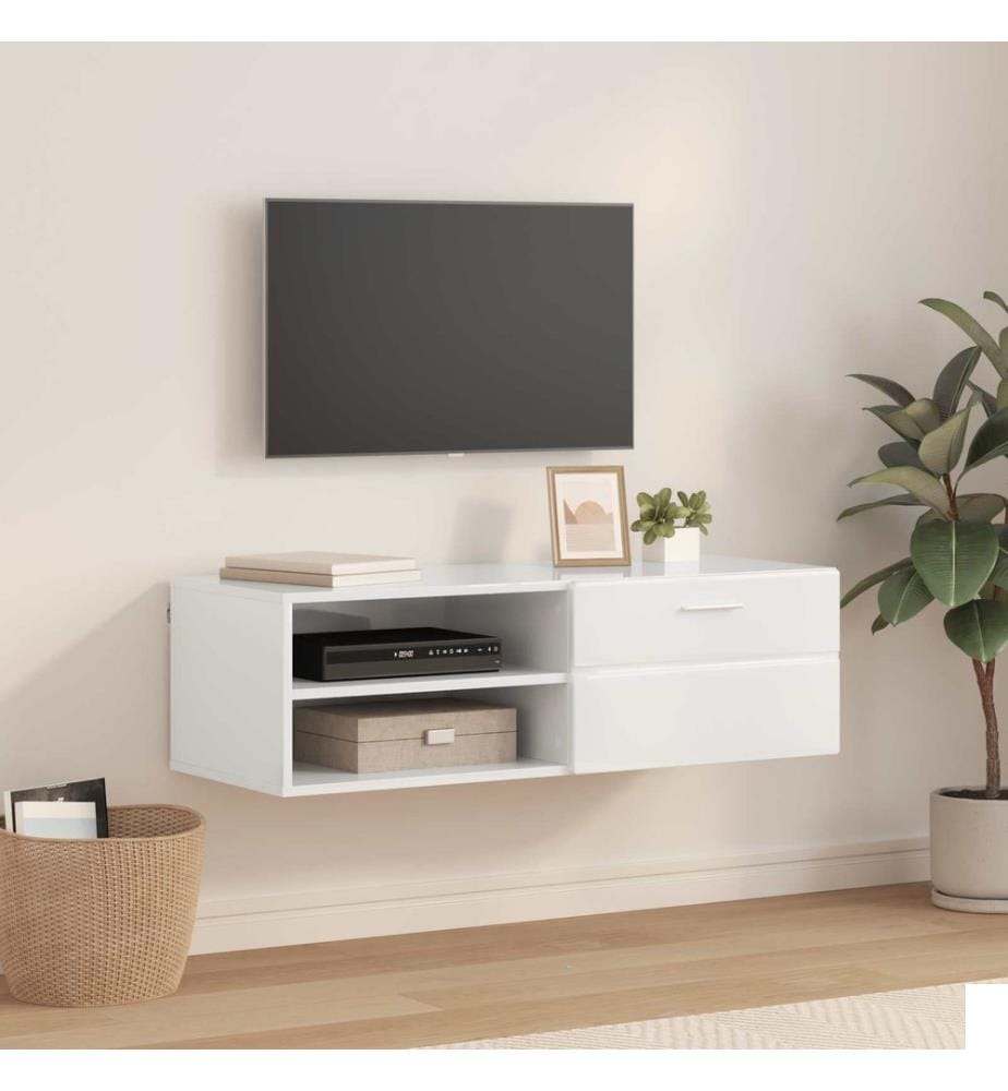 vidaXL Cabinet en Bois Gris béton 100,5 x 39 x 30 cm Bois d'ingénierie