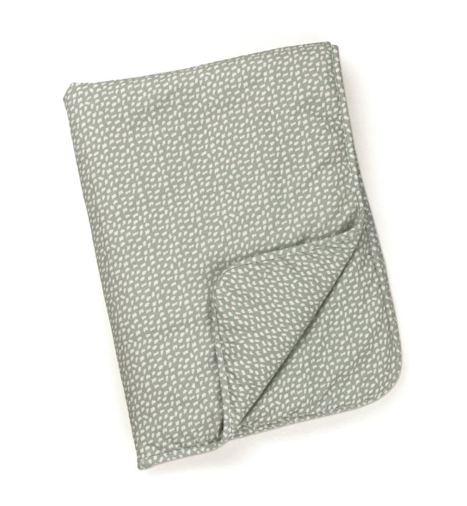 Couverture douce Cloudy kaki, 75 x 100 cm