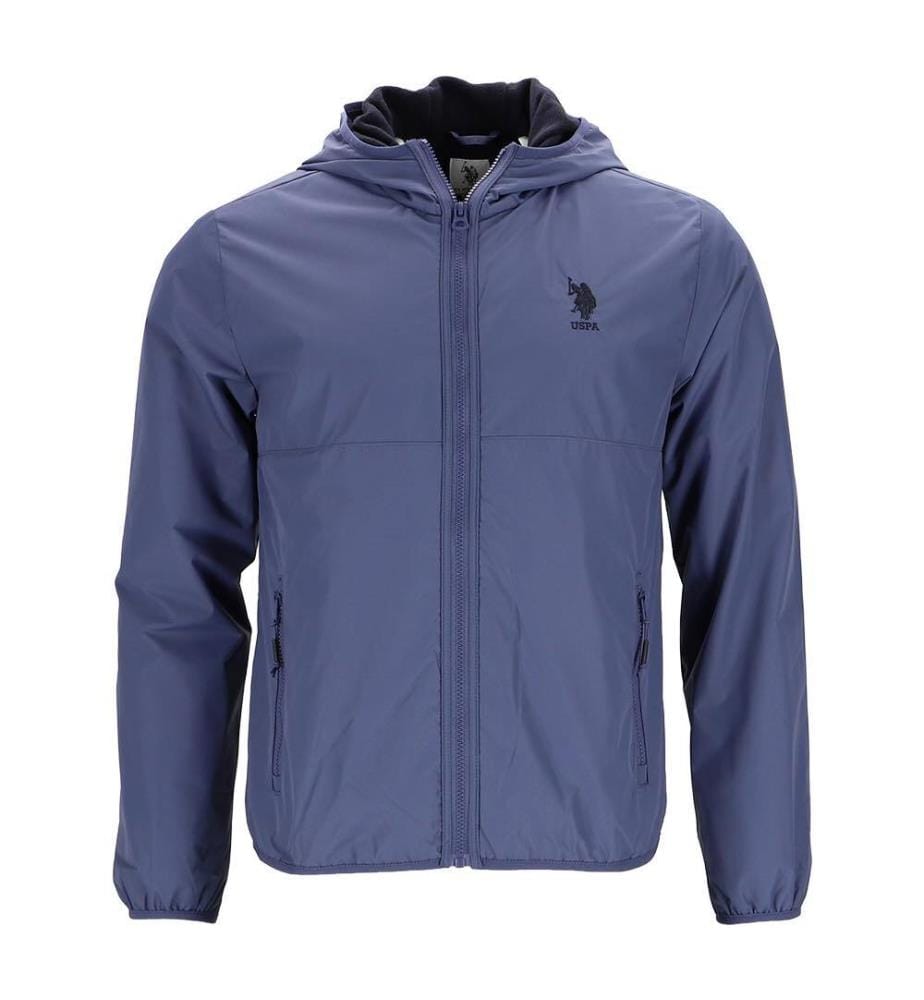 Veste Coupe-Vent À Capuche - Bleu