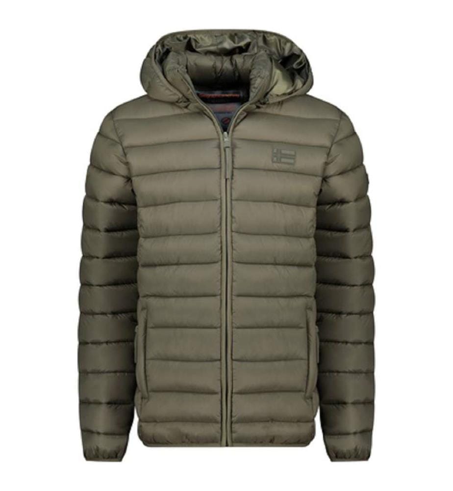 Blouson Amichoko à capuche amovible pour homme - Kaki