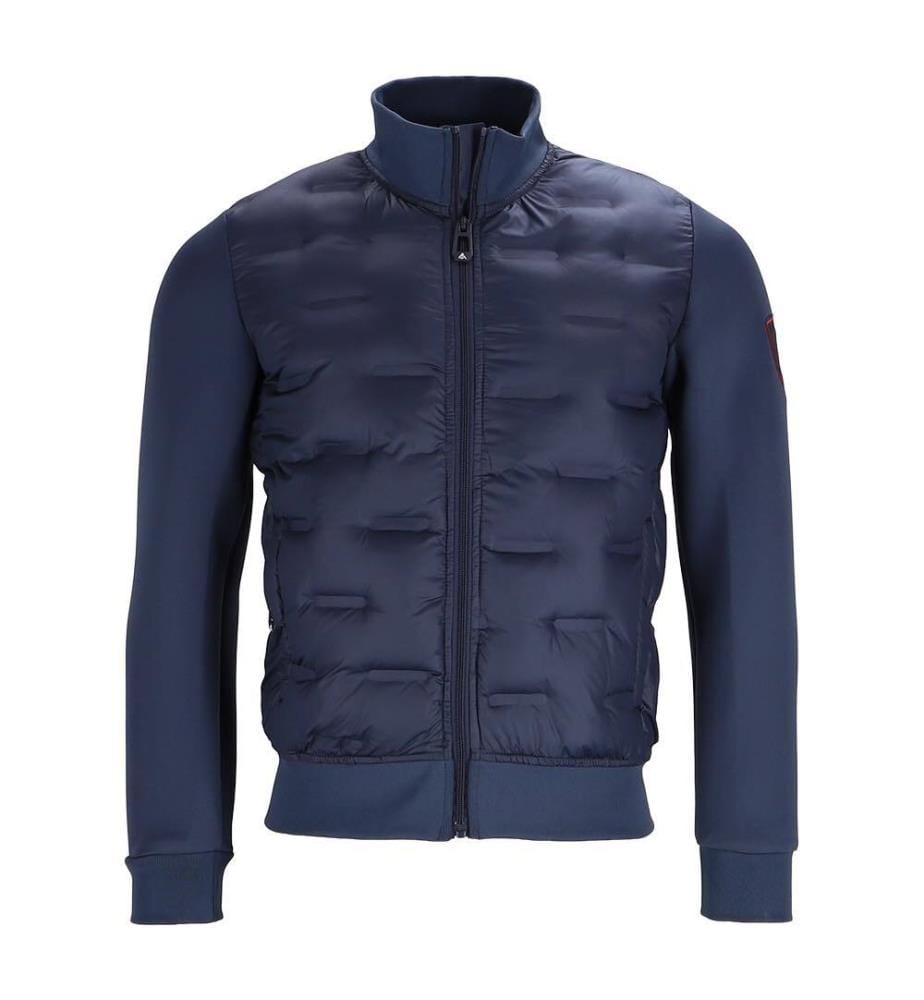Blouson bi-matière - Marine