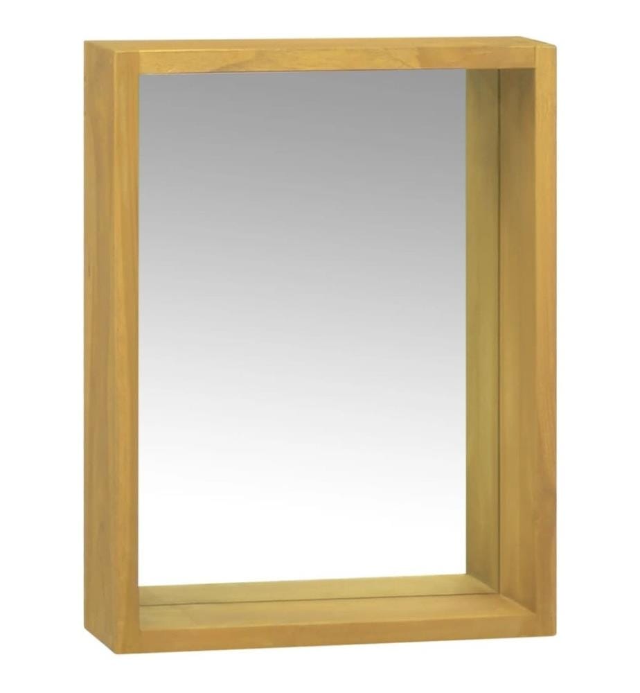 Armoire à miroir 30x10x40 cm Bois de teck solide
