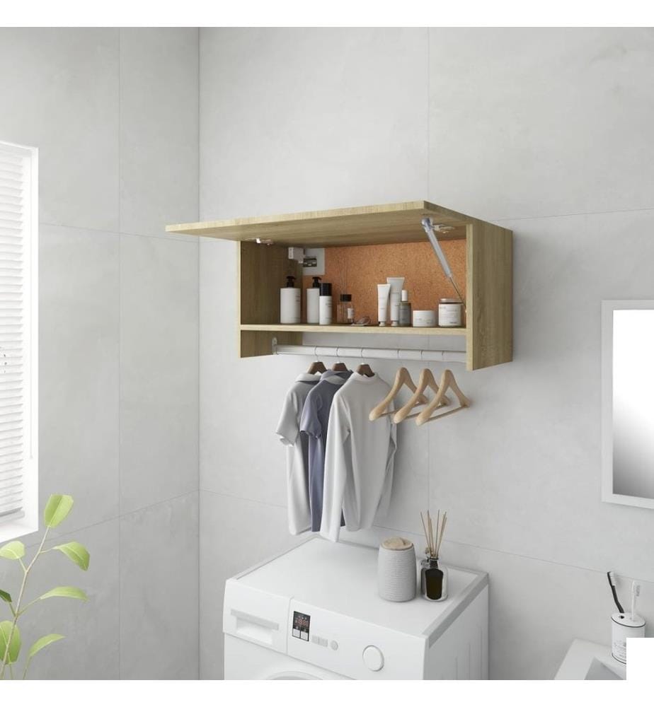 Garde-robe Chêne sonoma 70x32,5x35 cm Aggloméré