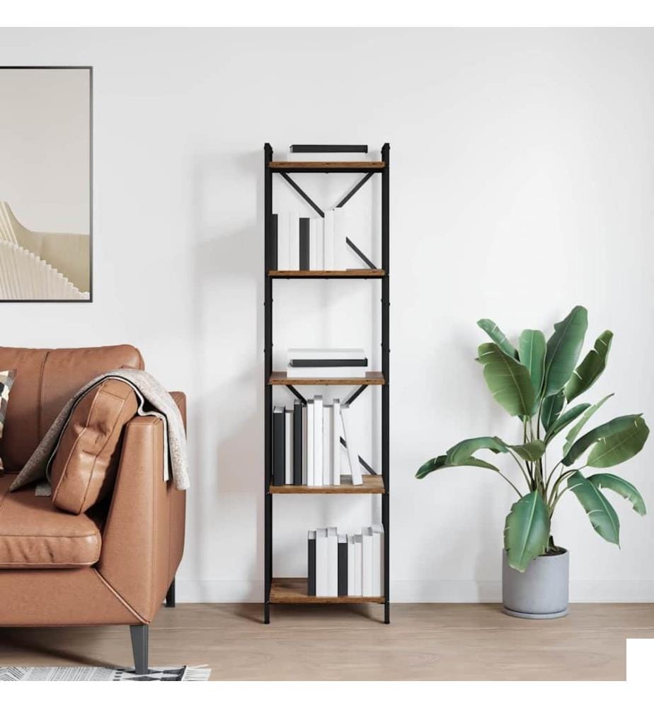 vidaXL Étagère Bois ancien 40 x 30 x 155 cm Bois d'ingénierie