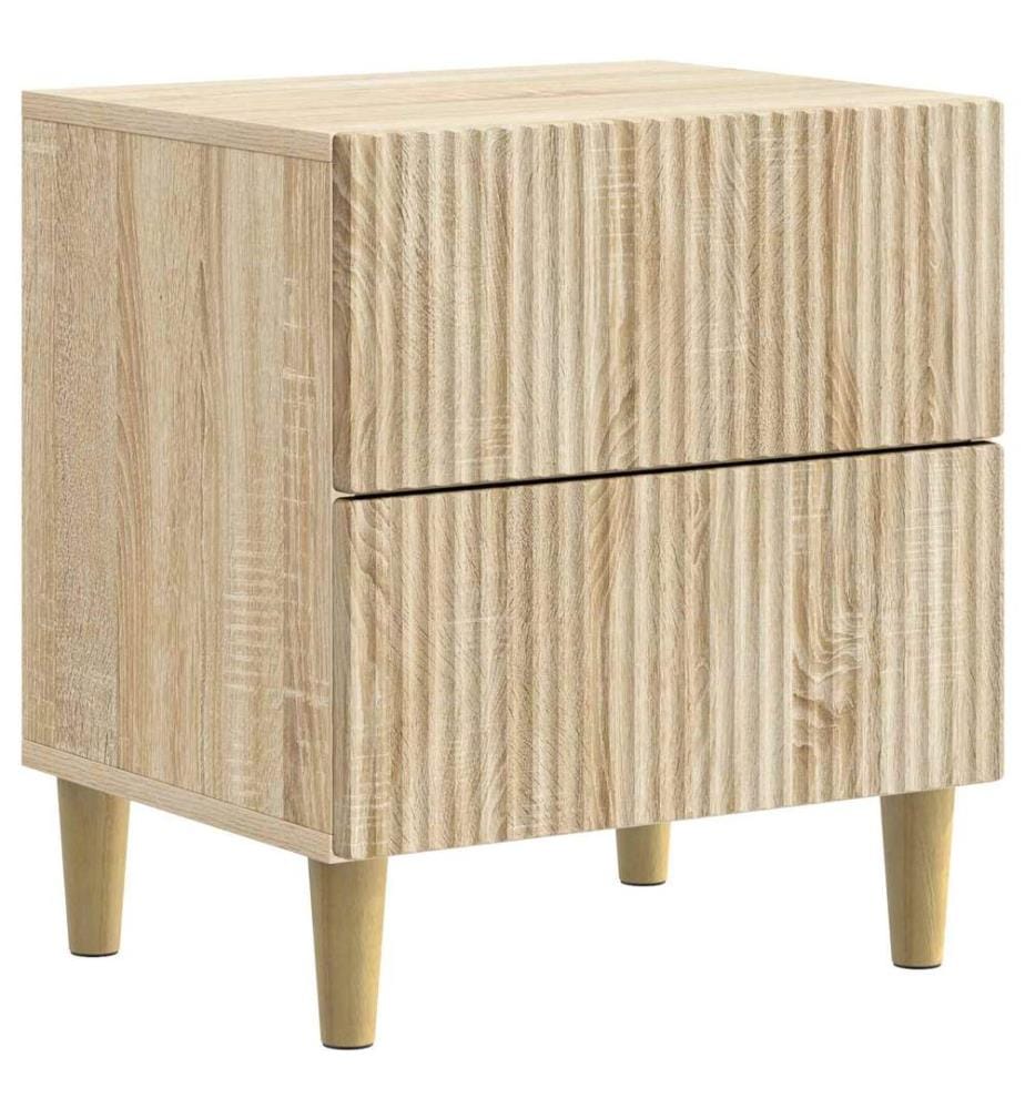 vidaXL Cabinet de chevet avec tiroir Chêne Sonoma 43 x 34,5 x 48 cm