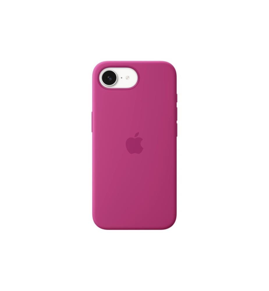 Coque en silicone Apple avec MagSafe iPhone 16e Fuchsia