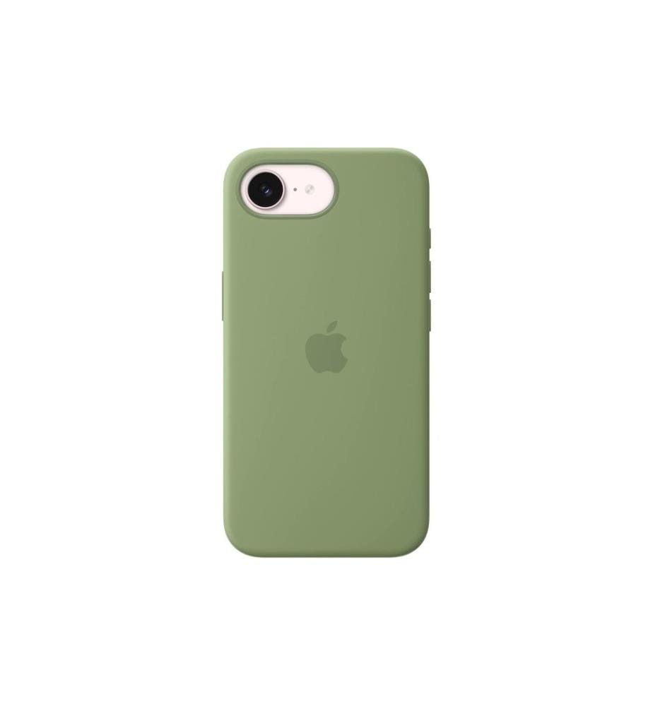 Coque en silicone Apple avec MagSafe iPhone 17e Vert mousse