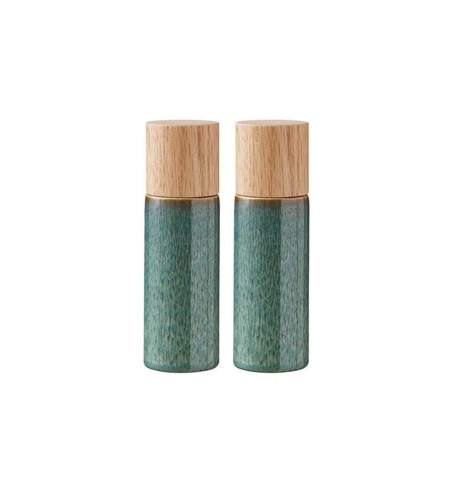 BITZ - Moulins à sel et à poivre 2 pièces, 16.7 cm, Vert