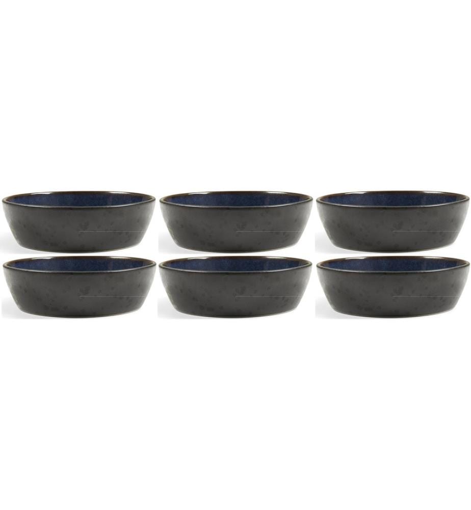 BITZ - Bol de soupe 18 cm, 6 Pièce/s, Noir/Bleu foncé
