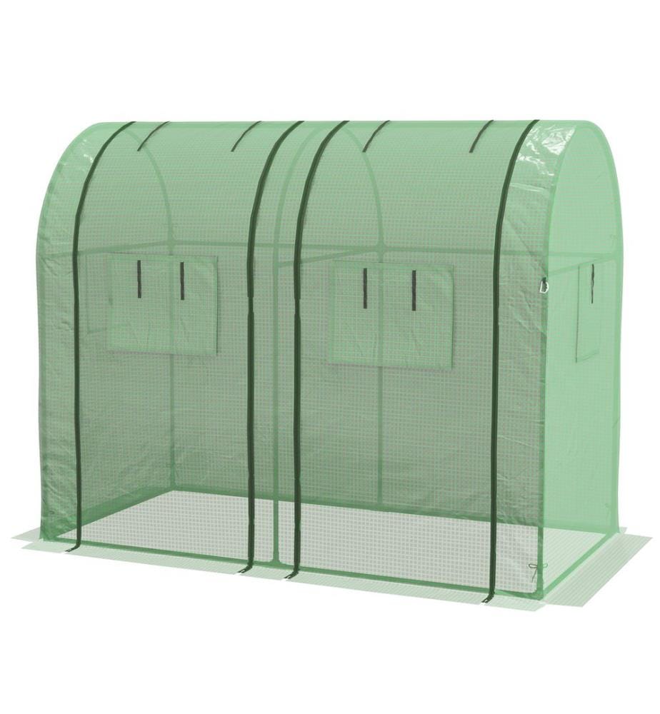 Serre en film plastique 185x94x150 cm Serre