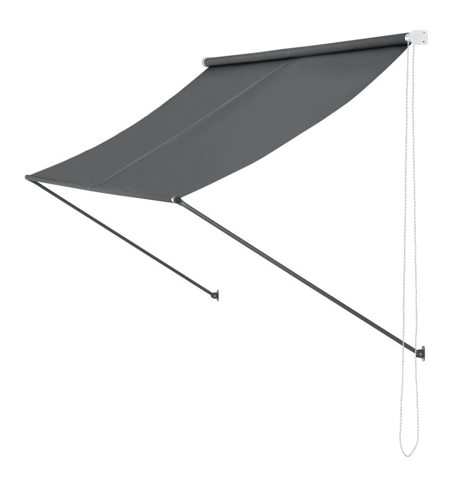 Store sur pied Malaga avec chaîne de traction latérale 300x120 cm Gris