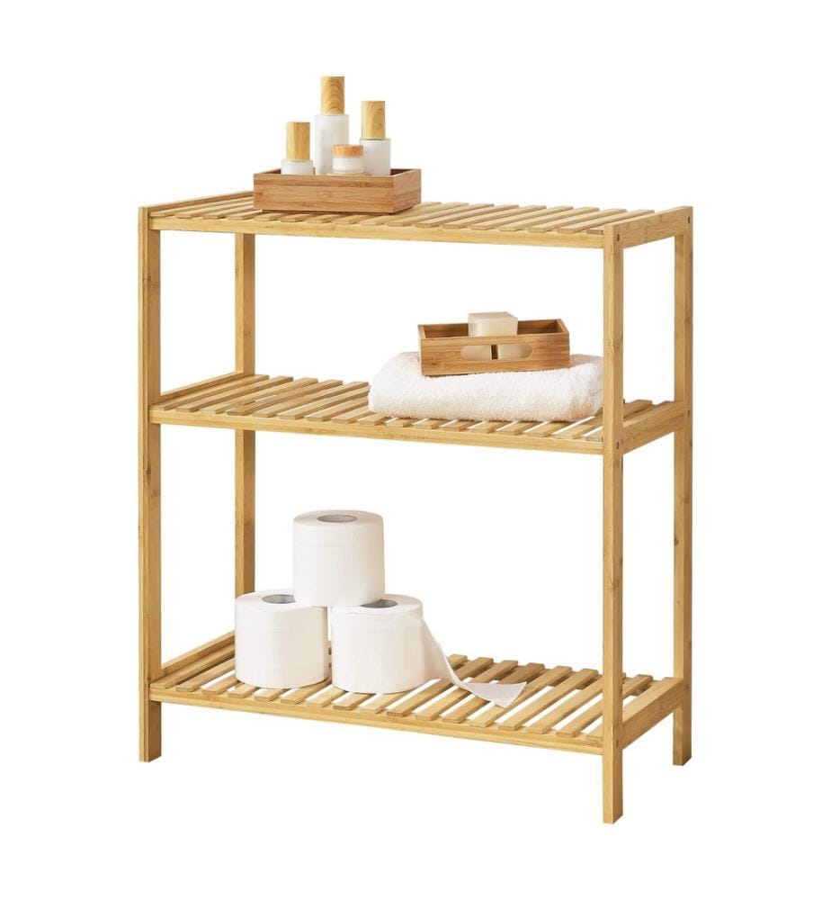 Étagère en bambou Nyköping 58 x 26 x 66 cm