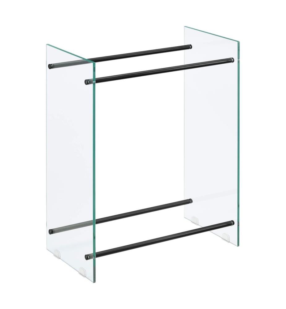 Étagère à bois de chauffage en verre Oshawa 60 x 80 x 35 cm