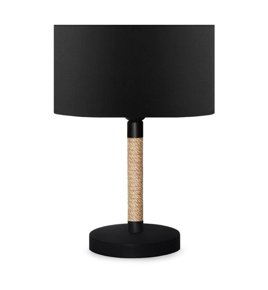 Lampe de table Rayleigh 1xE27 noire
