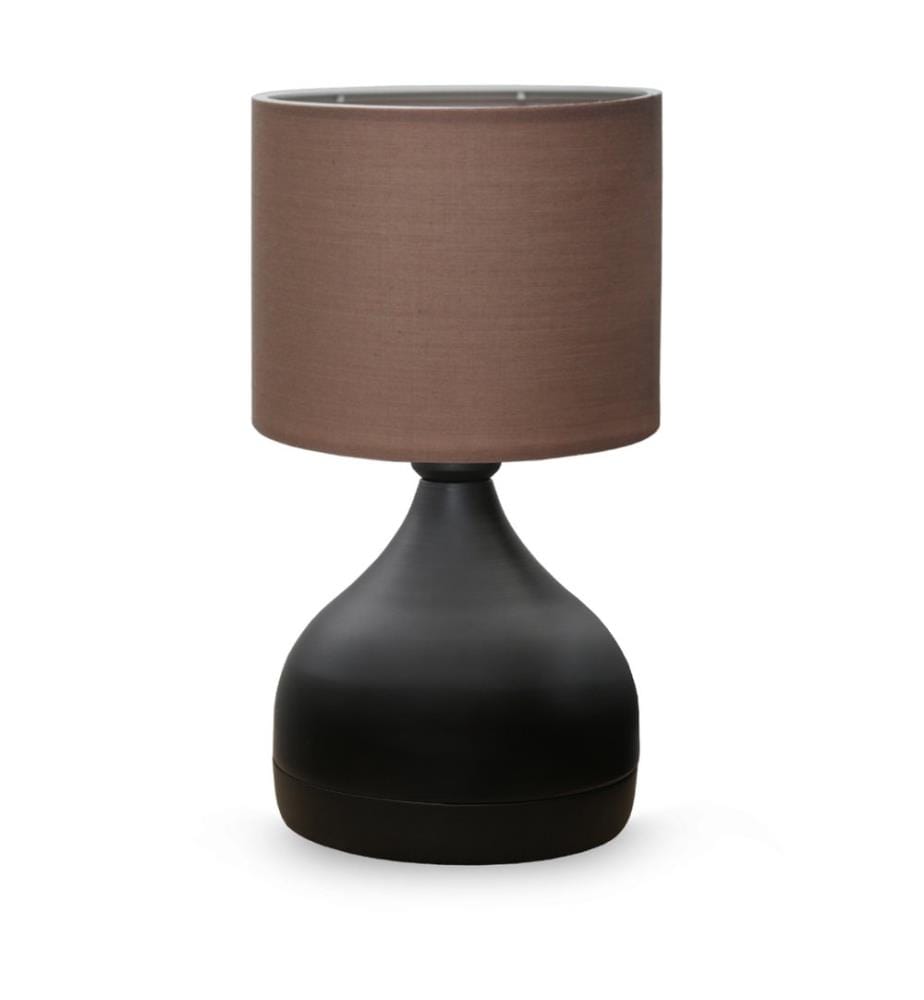 Lampe de table Shoreham 1xE14 marron
