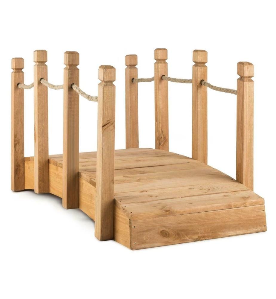 Pont pour étang, pont en bois, pont de jardin - 122 cm
