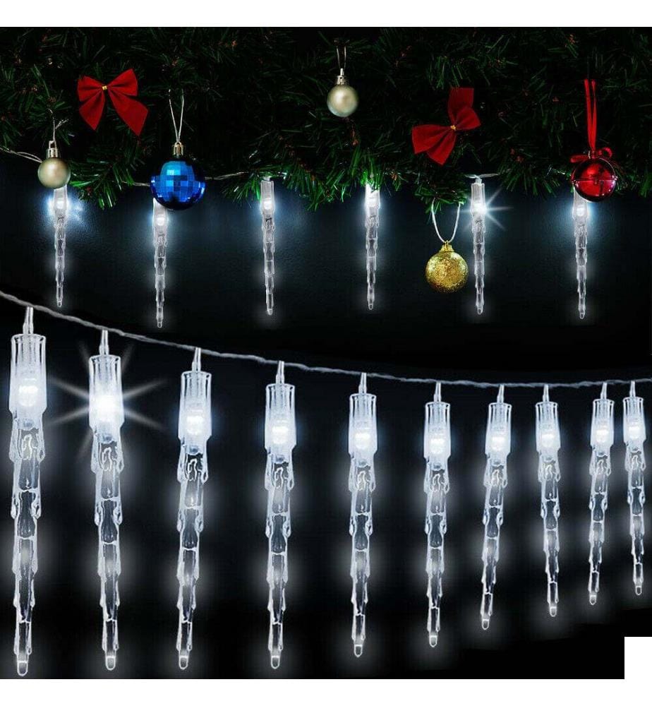 Guirlande lumineuse « Glaçons » - 10 glaçons pour l'intérieur et l'extérieur