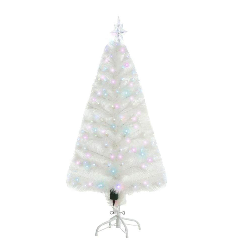 Sapin de Noël LED de 1,2 m, 130 branches, avec LED RGB, Ø 45 x 120 cm (H)