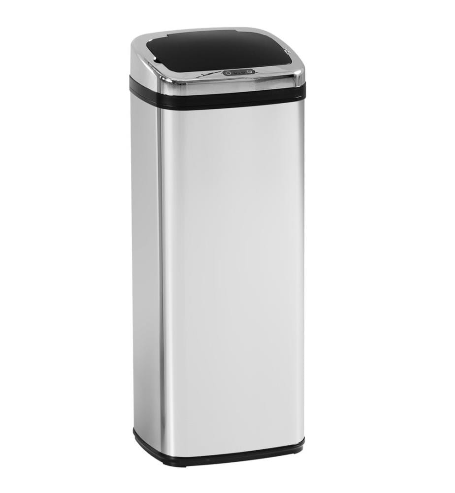 Poubelle automatique avec capteur infrarouge, 50 litres, carrée