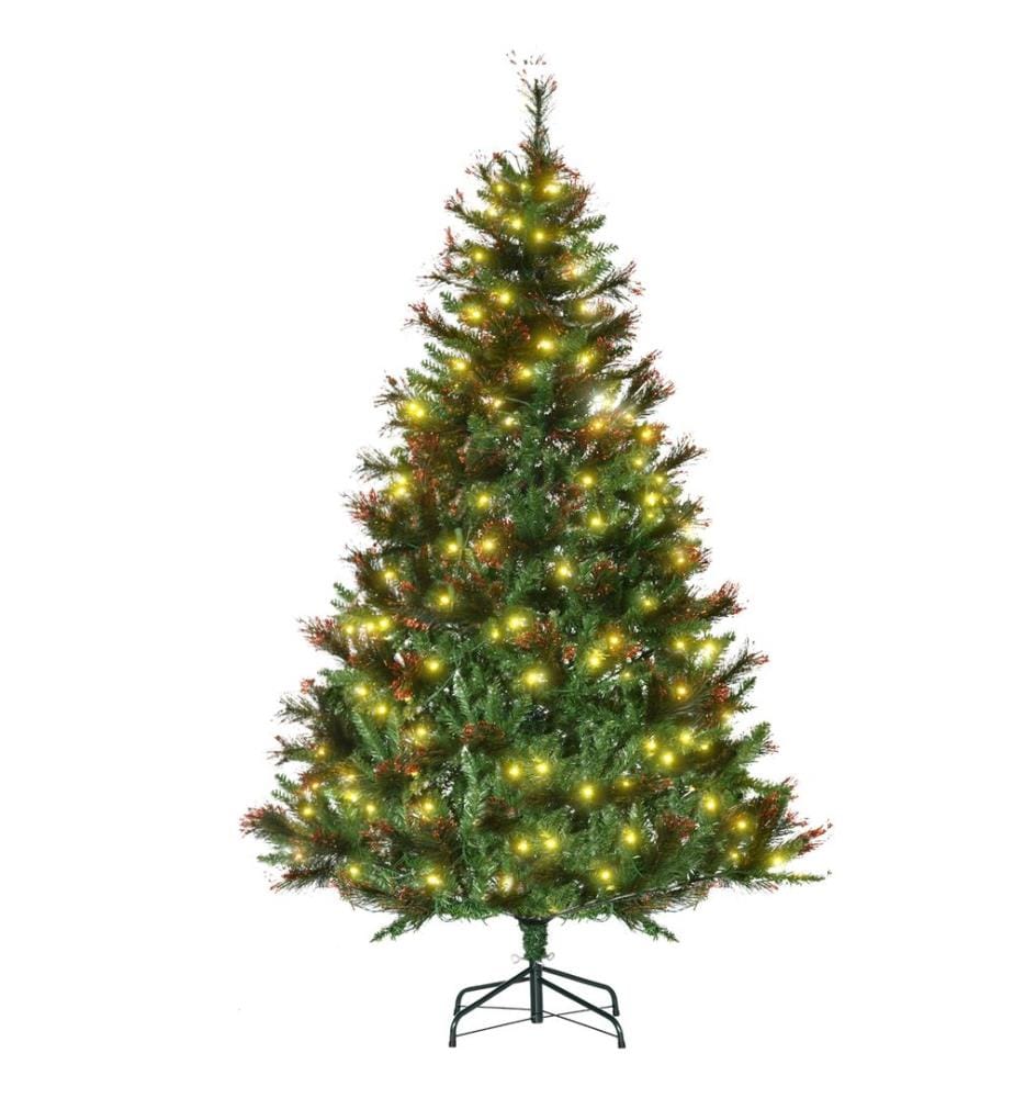 Sapin de Noël à LED avec 200 LED, 616 branches, Ø 112 x H 180 cm