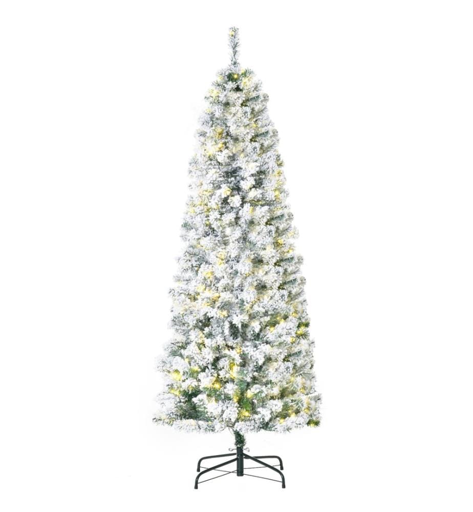Sapin de Noël avec 250 LED et effet neige, 180 cm
