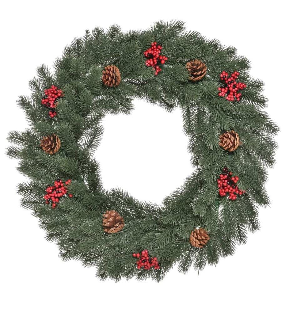Couronne de sapin, couronne de porte, couronne de Noël, Ø 60 x 8 cm