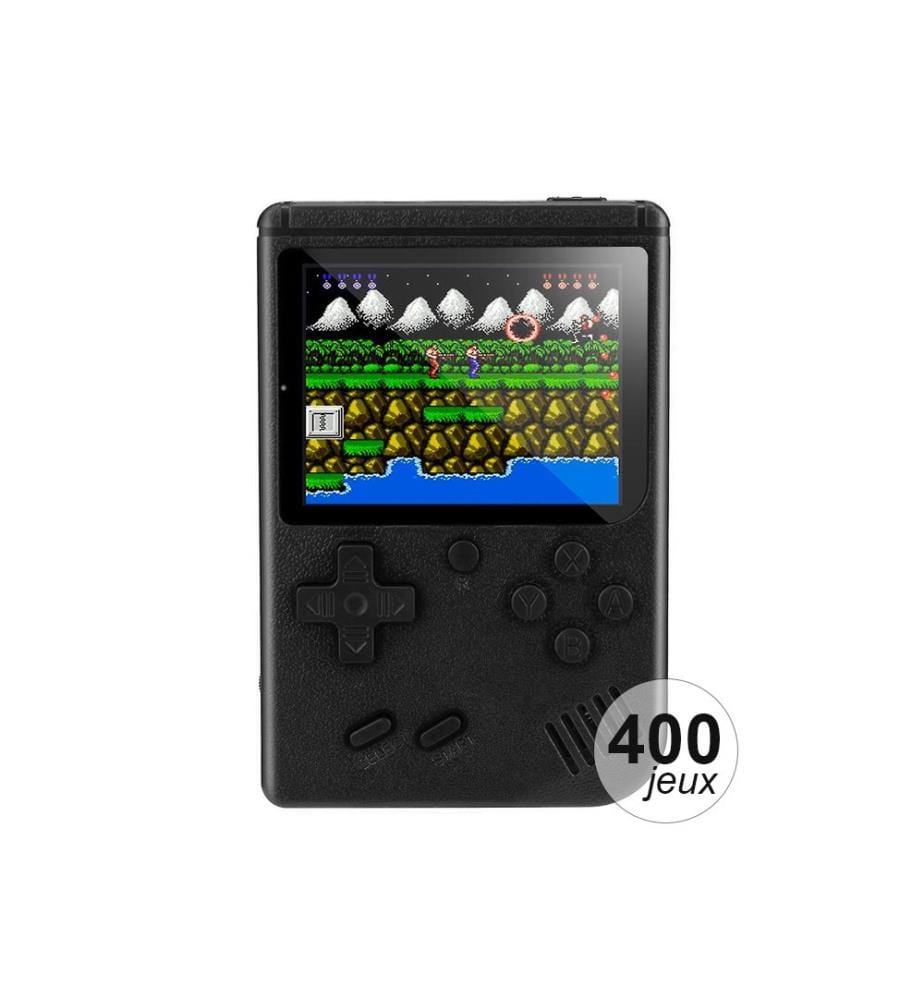 Console émulateur 400 jeux Rétro - Noire