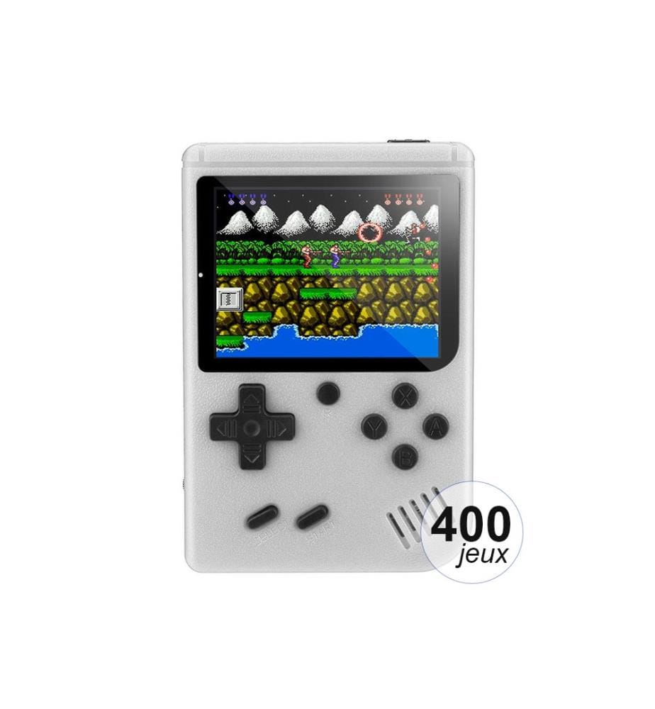 Console émulateur 400 jeux Rétro - Blanche