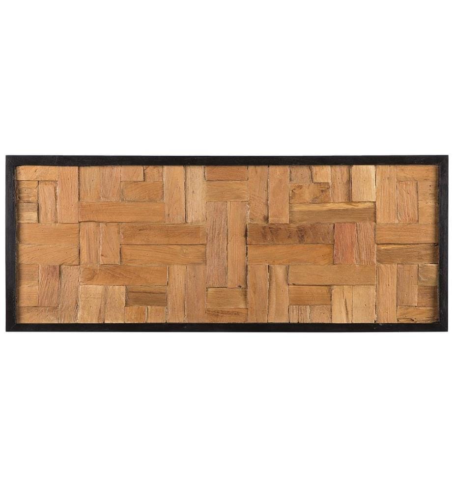 Décoration murale TOLUCA Teck 40 cm Marron