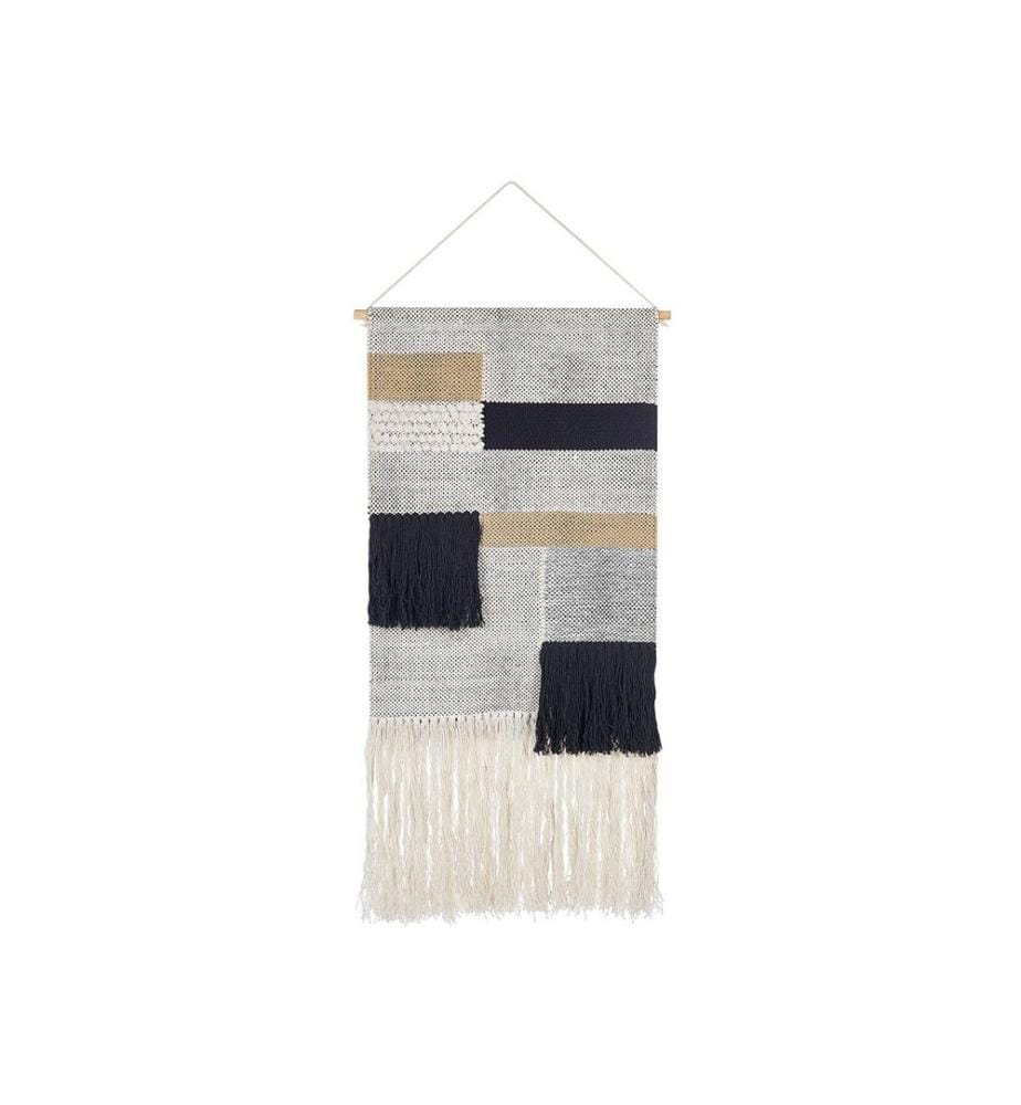 Suspension murale en tissu HANGU Coton 114 cm Beige