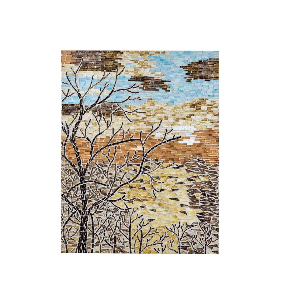 Décoration murale TAMIANG Verre 80 cm Multicolore