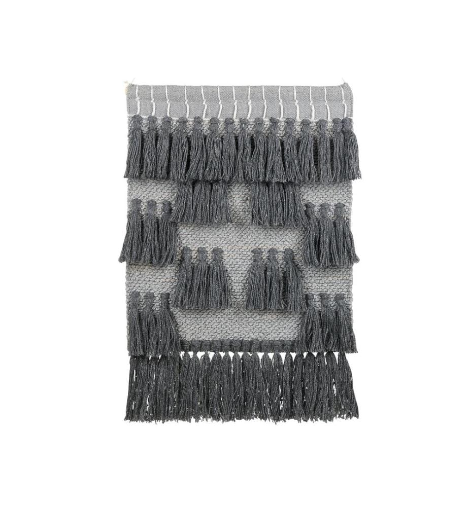 Suspension murale en tissu JIWA Coton 106 cm Gris