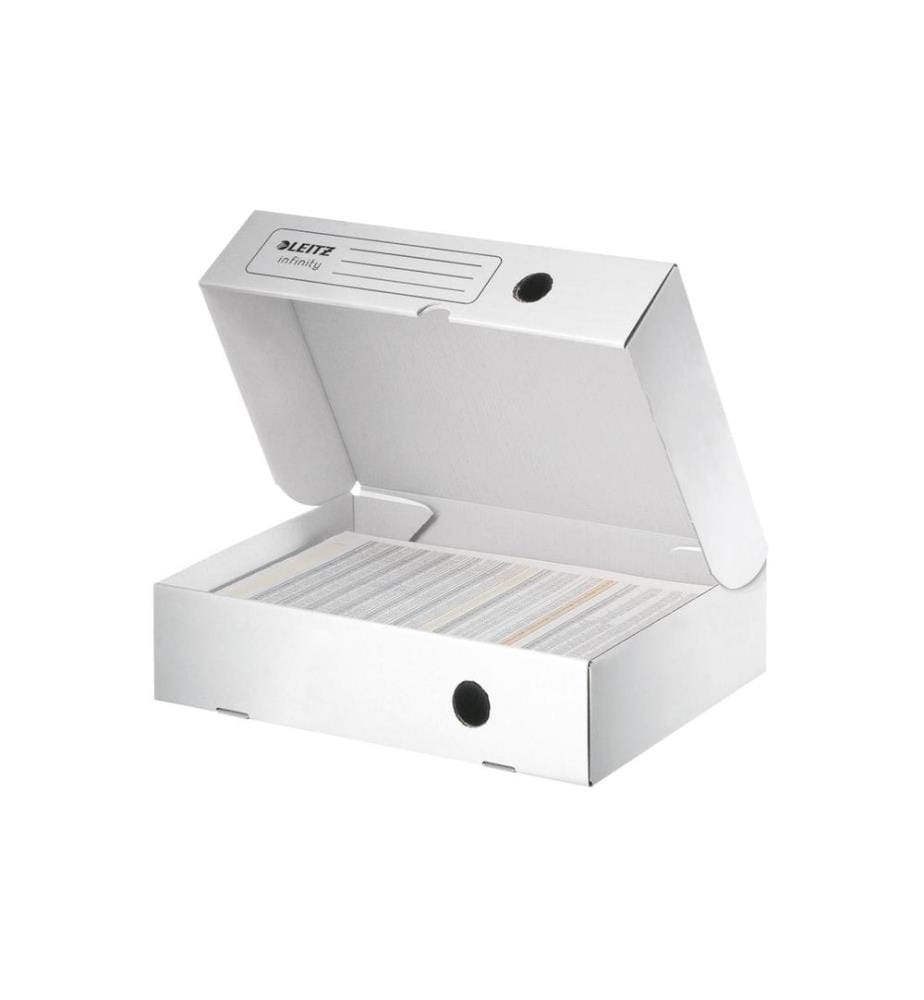 LEITZ - Boîte darchivage Infinity 80 mm, Blanc